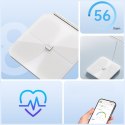 Waga do ciała SS1 bluetooth 5.0 wielofunkcyjna biała