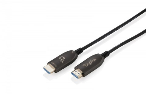 Kabel połączeniowy hybrydowy HDMI AOC | HDMI-A męski-męski | HDMI 2.1 | UHD-2 8K@60Hz | 48Gbps |HDR, eARC, HDCP 2.2, CEC | 10m