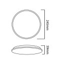 Lampa sufitowa LED z czujnikiem zmierzchu MCE347