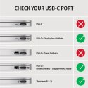 RVC-HI2MC Adapter aktywny USB-C -> HDMI 2.0 4K/60Hz Aluminum, 1.8m kabel
