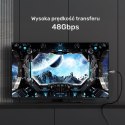 Kabel optyczny HDMI 2.1 AOC 8K 120Hz 10m; C11085GY01-10M
