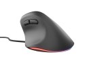 Mysz wertykalna CRAKE 2 PRO 128000DPI optyczna czarna