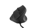 Mysz wertykalna CRAKE 2 PRO 128000DPI optyczna czarna