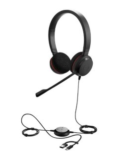 Słuchawki Evolve 20 USB-A amp C MS Stereo
