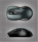 Mysz bezprzewodowa Dual Bluetooth + USB 2,4GHz YMS 2010BK GYRO