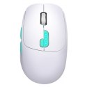 Mysz bezprzewodowa NITTA MM-307 RF+BT 1600DPI 6P biała