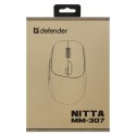 Mysz bezprzewodowa NITTA MM-307 RF+BT 1600DPI 6P biała
