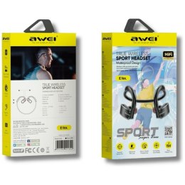 Słuchawki Bluetooth E1BL sportowe Czarne