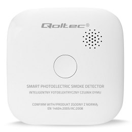 Bezprzewodowy czujnik dymu z baterią | alarm 85dB | LED