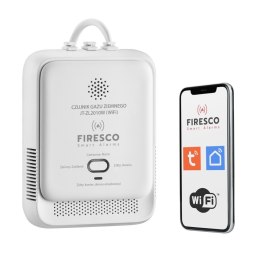 Czujnik gazu ziemnego JT-ZL2010W z funkcją komunikacji Tuya / Smart Life, czujnik gazu z wbudowanym modułem łącznosci WiFi,czuj