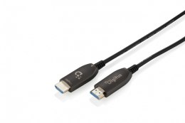Kabel połączeniowy hybrydowy HDMI AOC | HDMI-A męski-męski | HDMI 2.1 | UHD-2 8K@60Hz | 48Gbps |HDR, eARC, HDCP 2.2, CEC | 100m