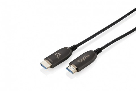 Kabel połączeniowy hybrydowy HDMI AOC | HDMI-A męski-męski | HDMI 2.1 | UHD-2 8K@60Hz | 48Gbps |HDR, eARC, HDCP 2.2, CEC | 60m