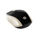 Mysz Classic 200 Silk Gold czarno-złota bezprzewodowa - 2HU83AA#ABB