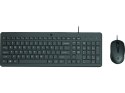 Zestaw klawiatura i mysz Classic 150 przewodowy czarny 240J7AA#ABB